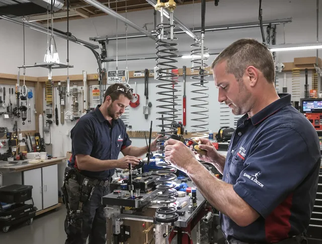 Garage door spring repair service by Grafton Garage Door Repair in Grafton