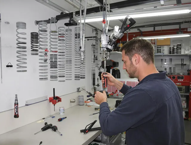 Grafton Garage Door Repair safety certified technician performing precision spring replacement in Grafton